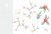 Red Cardinal Christmas - Mint, a Pattern Graphic by bhldesigns (Thumbnail 12 of 16)