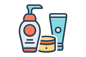 Skincare cosmetics color icon, a Duotone Icon by Creative priyanka