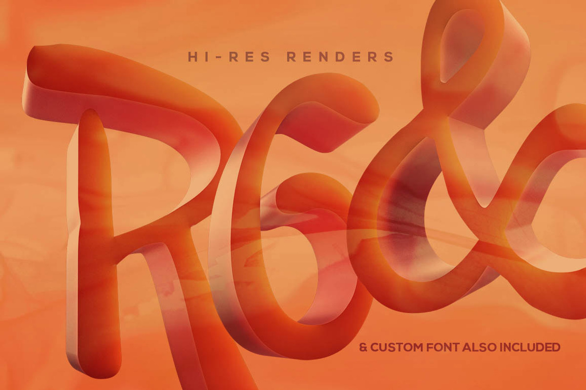 Jello - 3D Lettering & Font preview 5