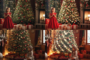 Christmas Tree Light Overlays, an Object Graphic by DreamyOverlay (Thumbnail 3 of 4)