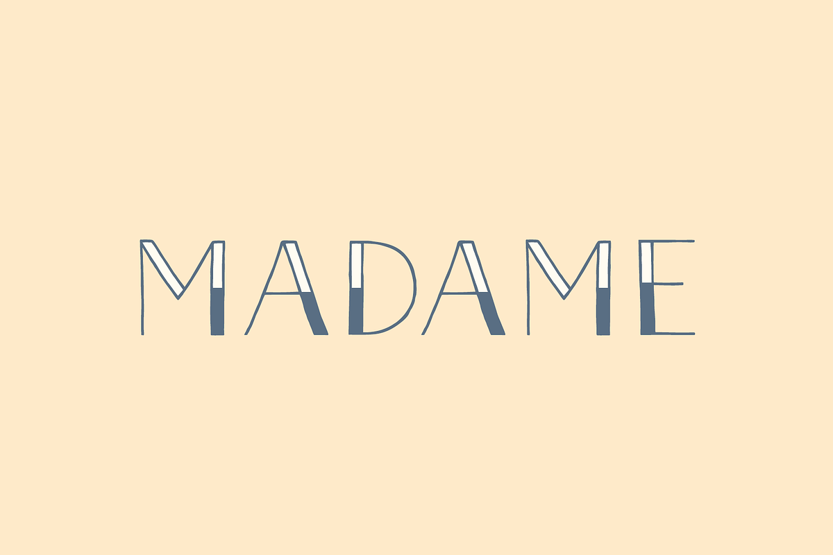 Naive Inline Sans Font Collection preview 5