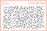 Hand Drawn Arrows Vector Pack, an Outline Icon by Design by Barton (Thumbnail 3 of 6)