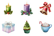 Whimsical Christmas Clipart Bundle, an Illustration by DreamArtGraphic (Thumbnail 3 of 5)