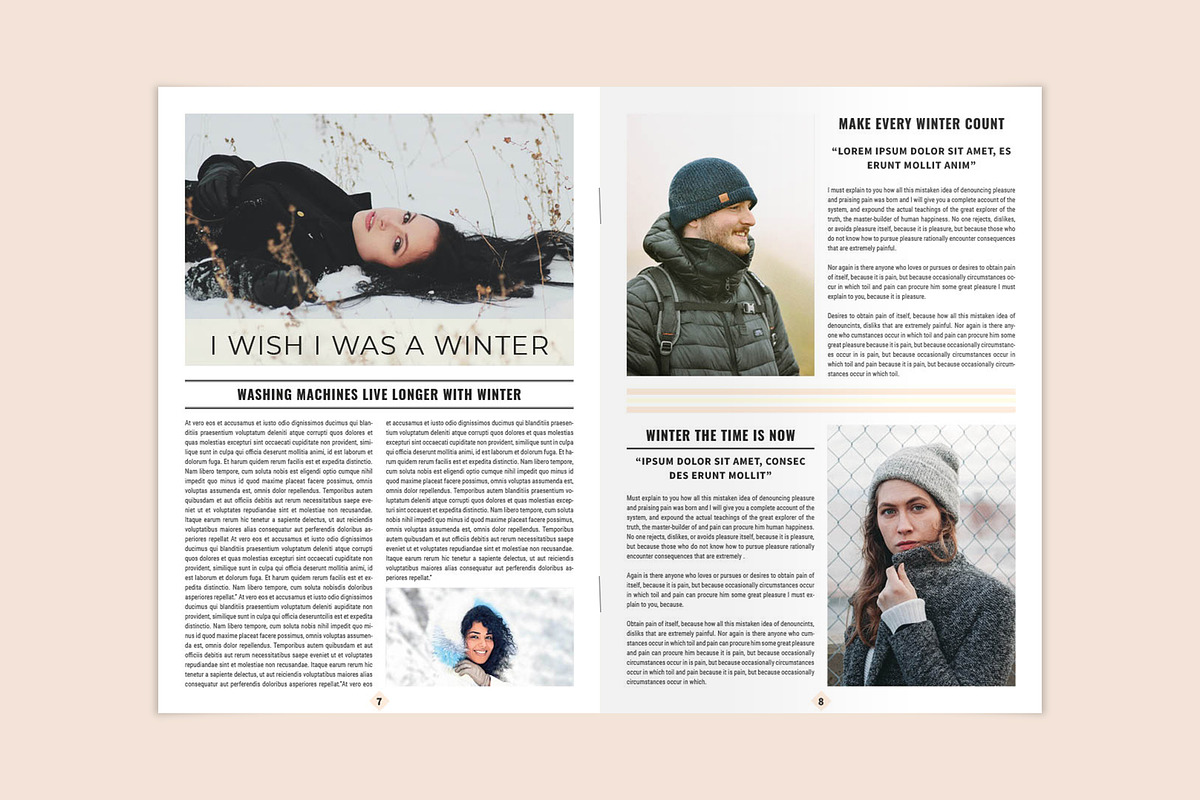 Winter Newspaper, a Brochure Template by ROJI CREATOR (Photo 5 of 7)