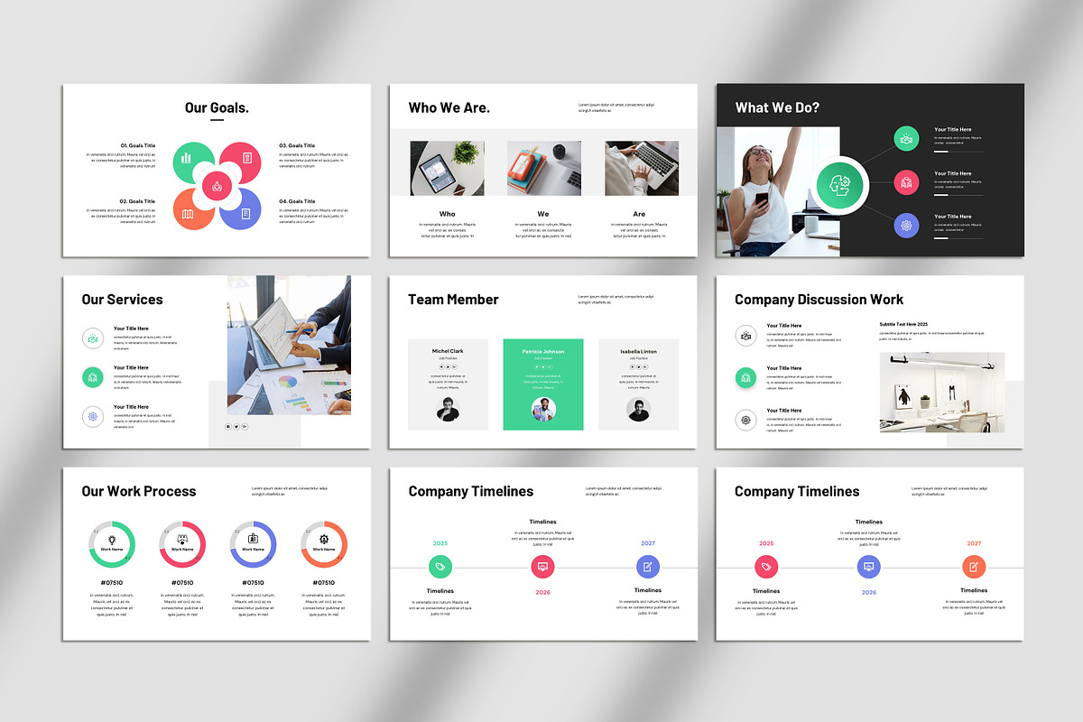 Company Profile Presentation Templat, a Presentation Template by Studio_Clarity (Photo 4 of 5)