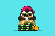 Cute Animal Cartoon Vector Icons, an Animal Illustration by Artstorystudio (Thumbnail 5 of 9)