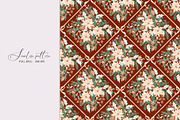 Christmas Botanical Grid Pattern, a Pattern Graphic by SirenaArt (Thumbnail 7 of 20)