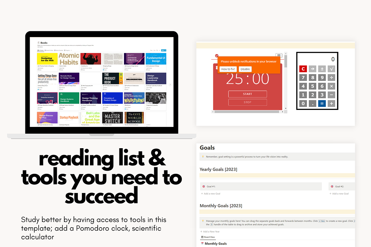 Life Planner Notion Template, a Templates & Theme by studiorach (Photo 5 of 10)
