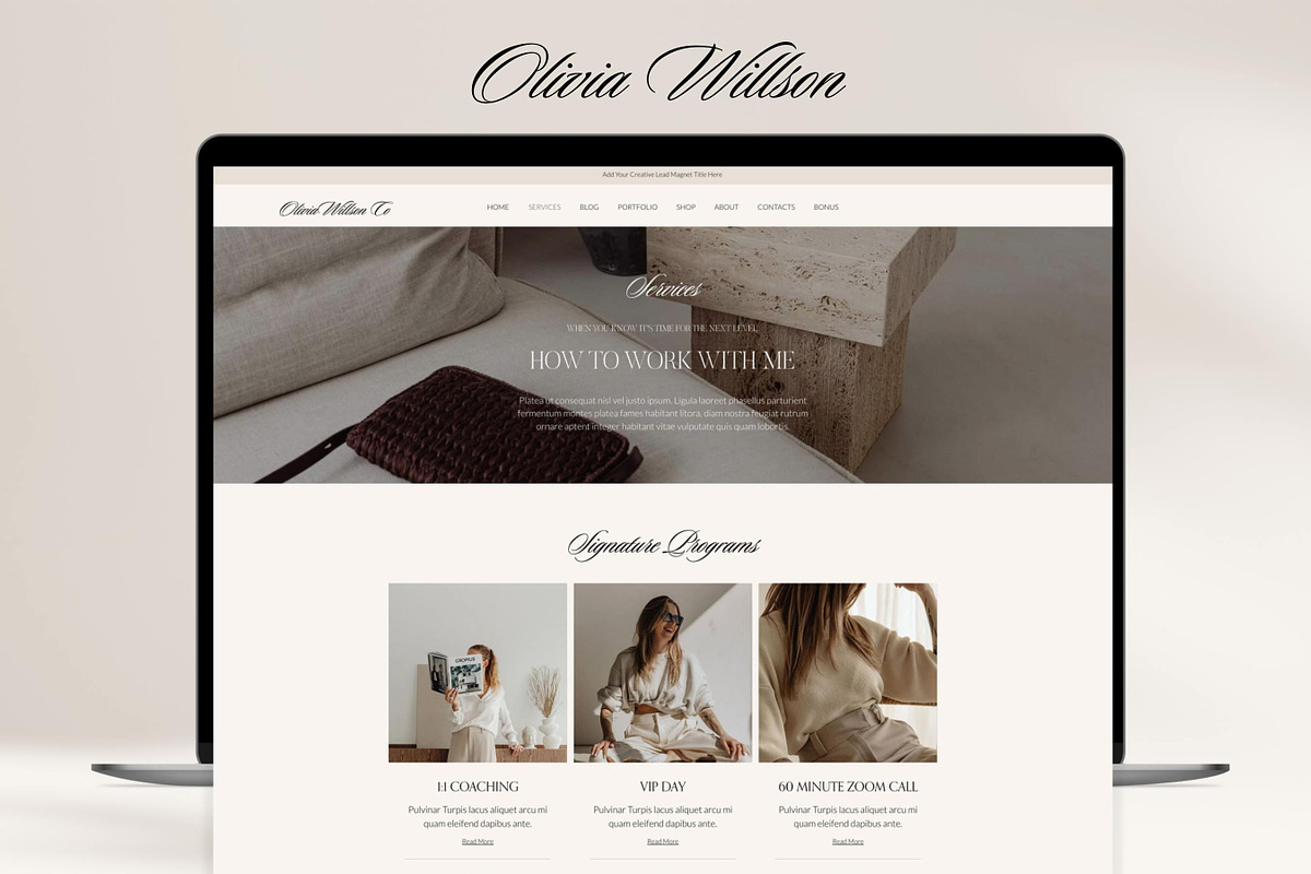 Wix Website Template for Coaches, a Wix Template by Presentibox (Photo 11 of 11)