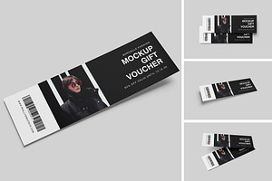Gift Voucher Mockup, an Advertising Mockup by swsi-studio