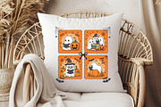 Cute Halloween Ghost Reading PNG, an Illustration by Libby Wishes (Thumbnail 2 of 6)
