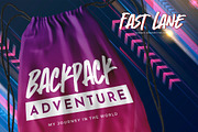 Fast Lane - Dynamic Handwritten Font, a Script Font by Gassstype (Thumbnail 5 of 8)