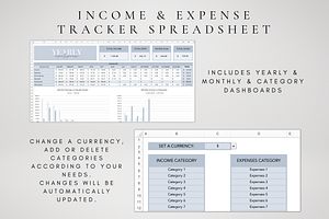 Income & Expense Excel Template