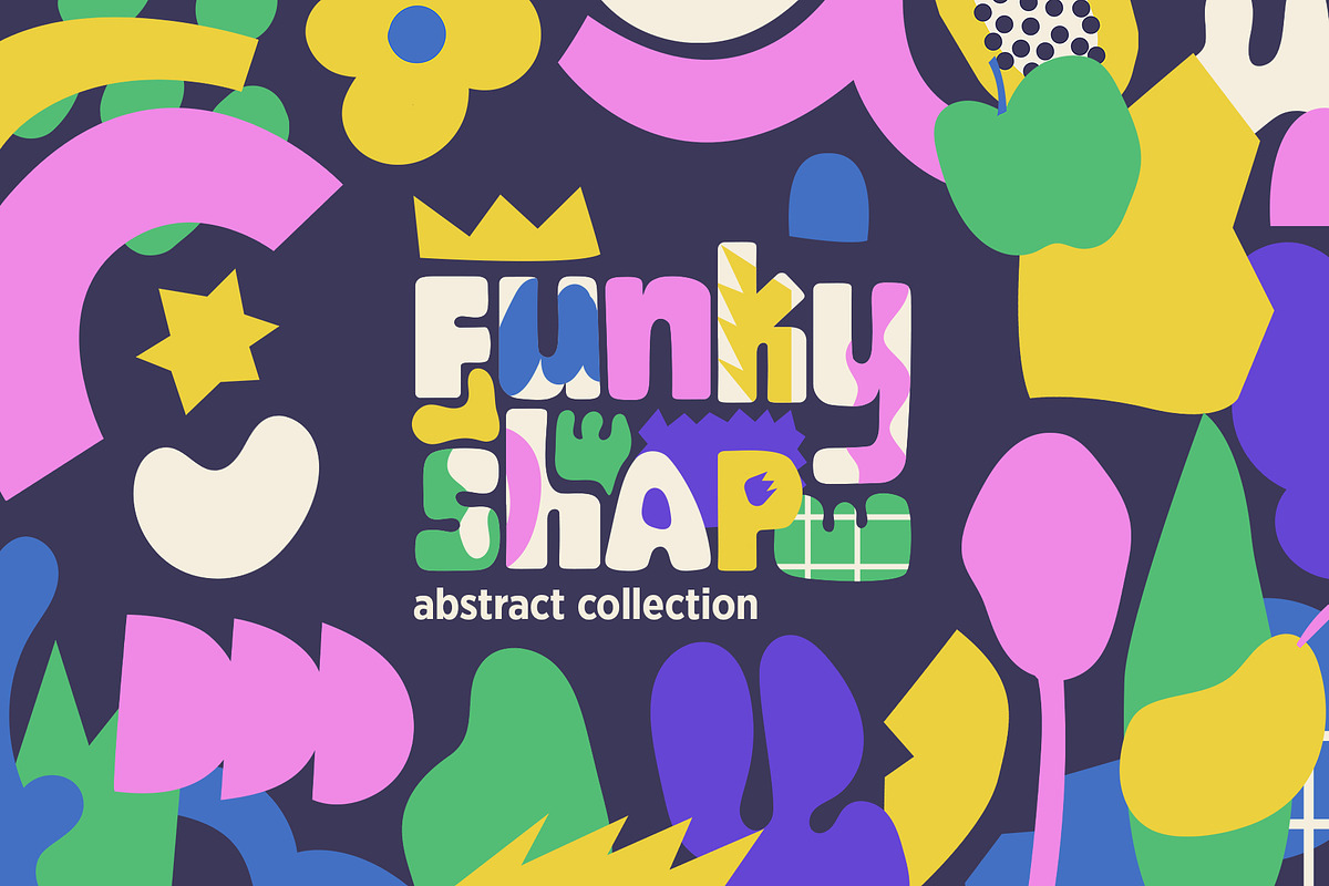 Funky shapes. Abstract Collection, a Decorative Illustration by Oliana Moroz (Photo 1 of 23)