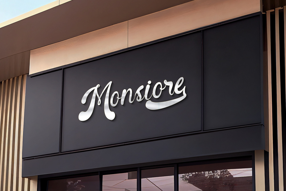Reista – Bold Retro Script Font, a Script Font by Imiftype Studio (Photo 4 of 7)