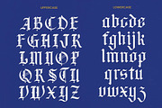 Bluster Elation Modern Blackletter, a Blackletter Font by timelesstype.co (Thumbnail 17 of 20)