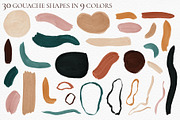 Gouache Abstract Shapes, Backgrounds, an Object Graphic by CatJello Graphics (Thumbnail 7 of 28)
