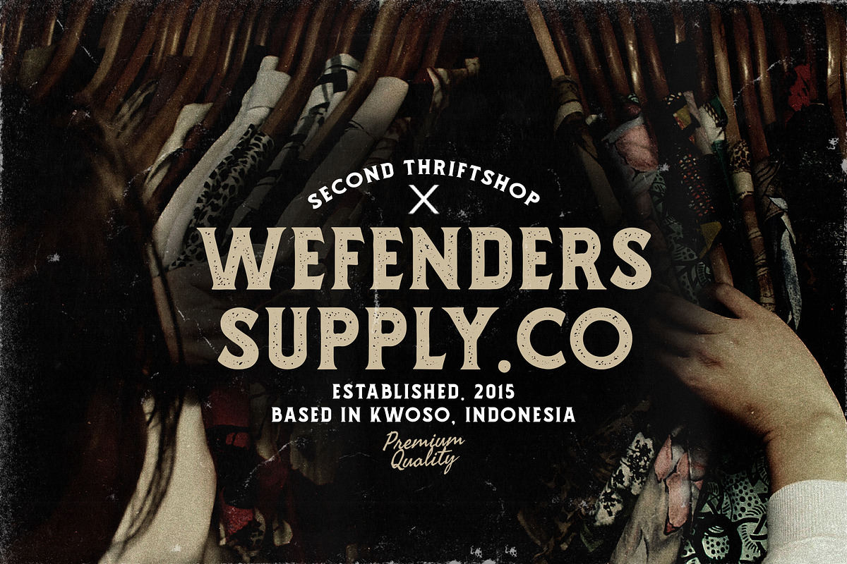 Gladius Vintage Display Typeface, a Sans Serif Font by edukka (Photo 6 of 8)