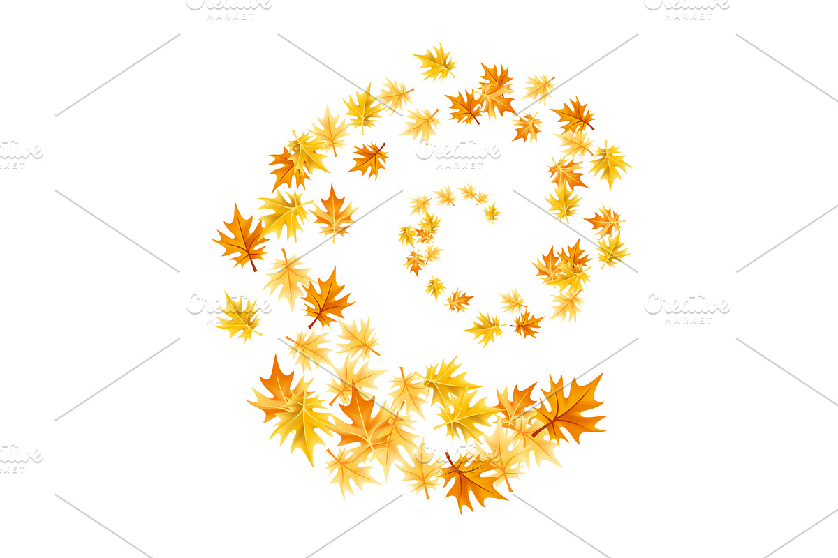 Autumn leaves design element, an Object Illustration by Things for designers