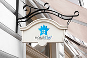Home Star Logo, a Branding & Logo Template by Josuf Media (Thumbnail 1 of 4)