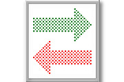 Fine Vector Dotted Red and Green, a Texture Graphic by FineArtStudio (Thumbnail 3 of 3)