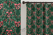 Christmas Mistletoe Ornamental Print, a Pattern Graphic by SirenaArt (Thumbnail 11 of 18)