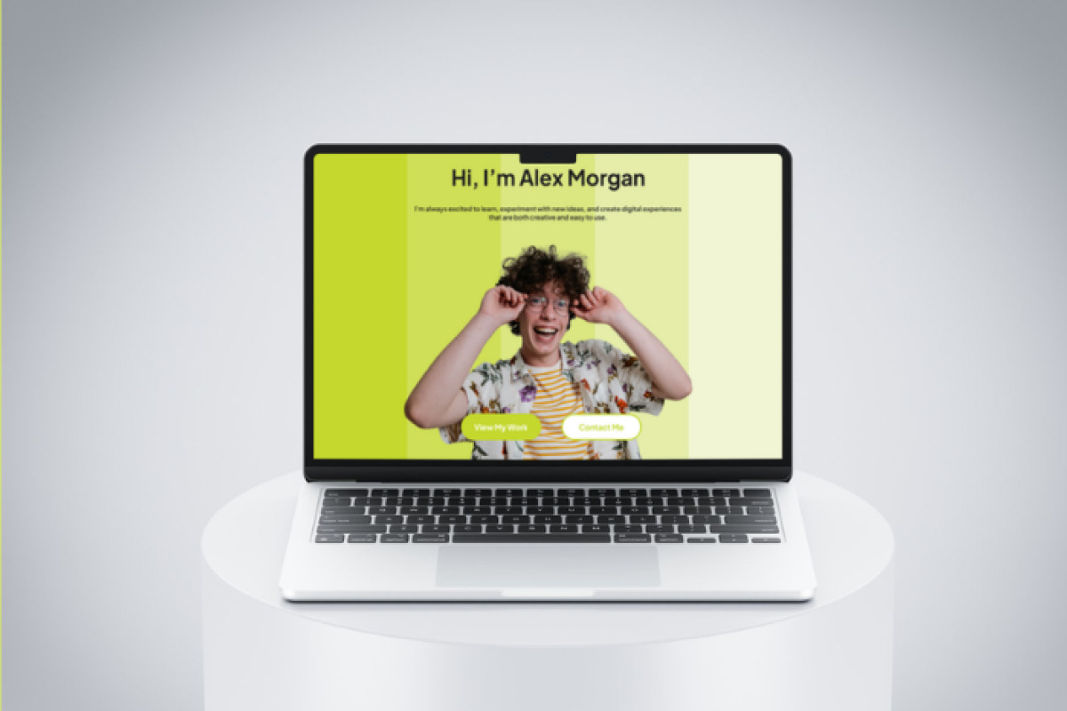 Alex Student Personal Portfolio Page, a Landing Page Template by trabaskriya (Photo 5 of 5)