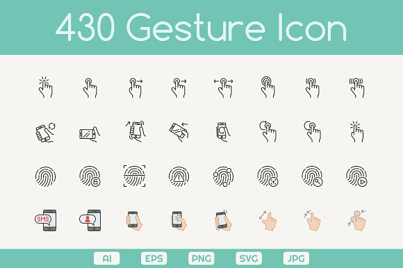 Hand Gesture Icons