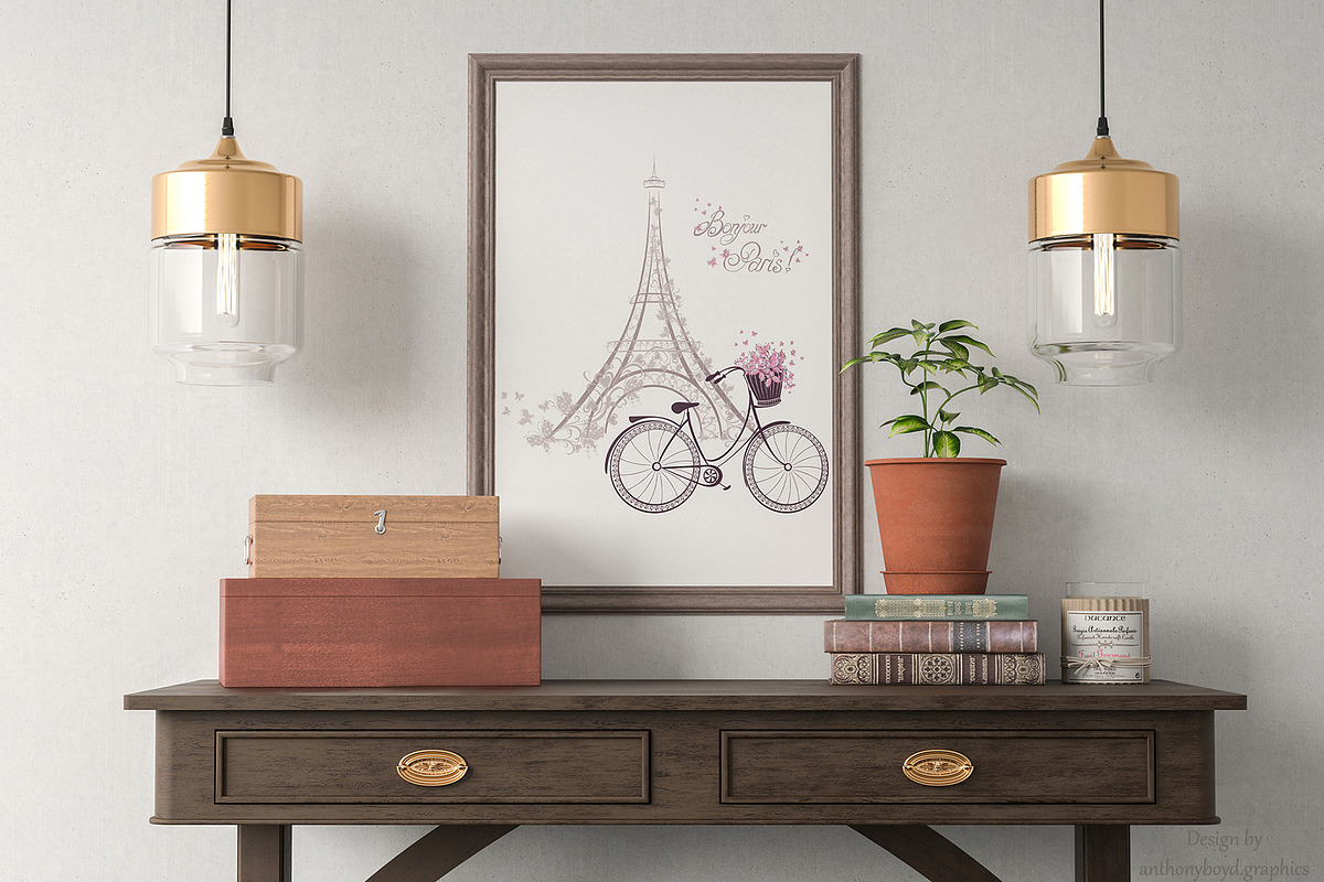 Paris clipart, Eiffel Tower Vector, a Transportation Illustration by MarinadeArt (Photo 9 of 9)