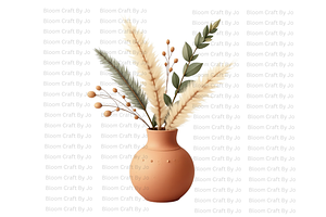 Minimalist Flower Vase - Terracotta