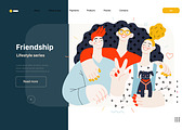 Lifestyle vector ills, color 1, a Templates & Theme by Grivina's shop (Thumbnail 9 of 18)