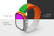Apple Watch Ultra Mockup Set, a Wearable Device Mockup by Country4k (Thumbnail 2 of 4)
