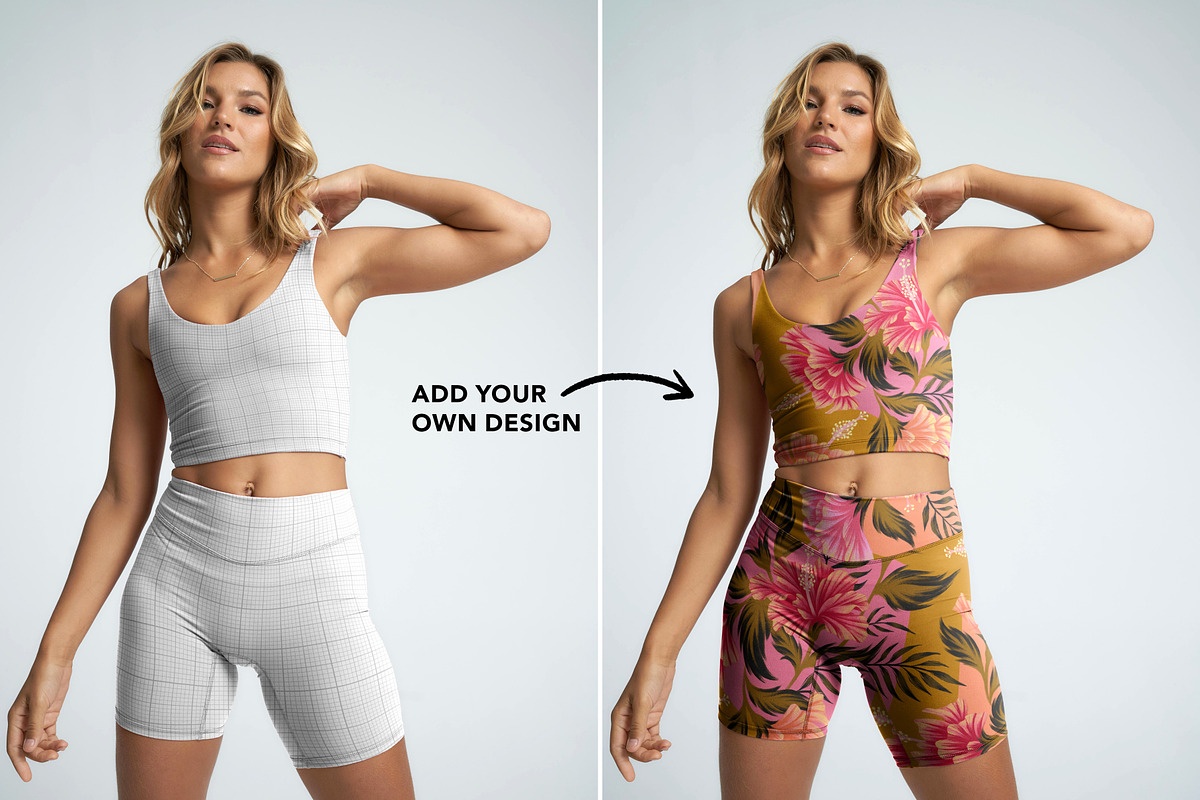 Fashion Mockup Women's Activewear 01, an Apparel Mockup by Andrea Muller (Photo 5 of 7)