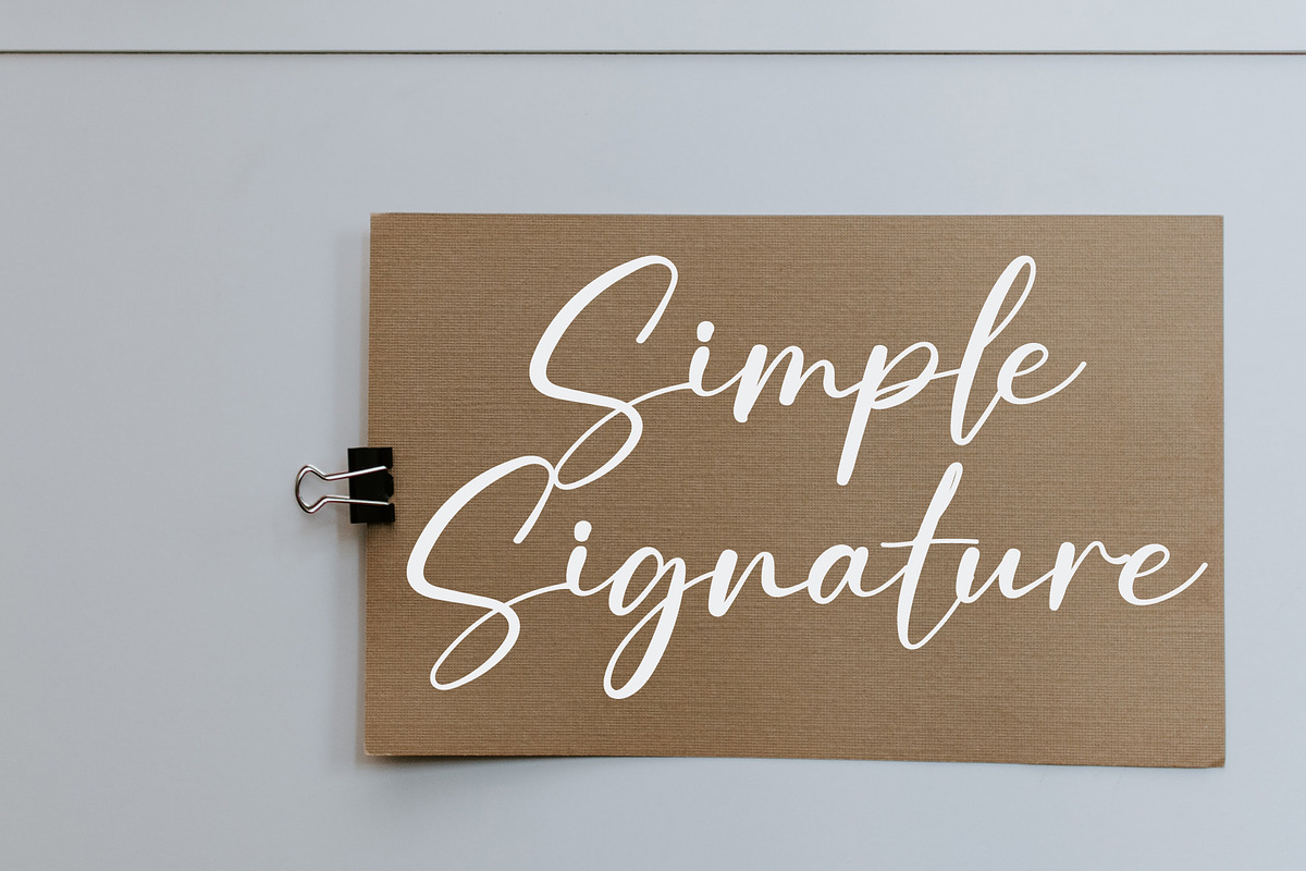Calligraphy, a Sans Serif Font by FreshTypeINK (Photo 2 of 7)