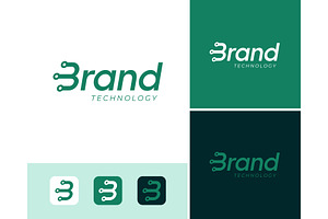 Letter B Circuit Software Logo, a Branding & Logo Template by ika trisiana