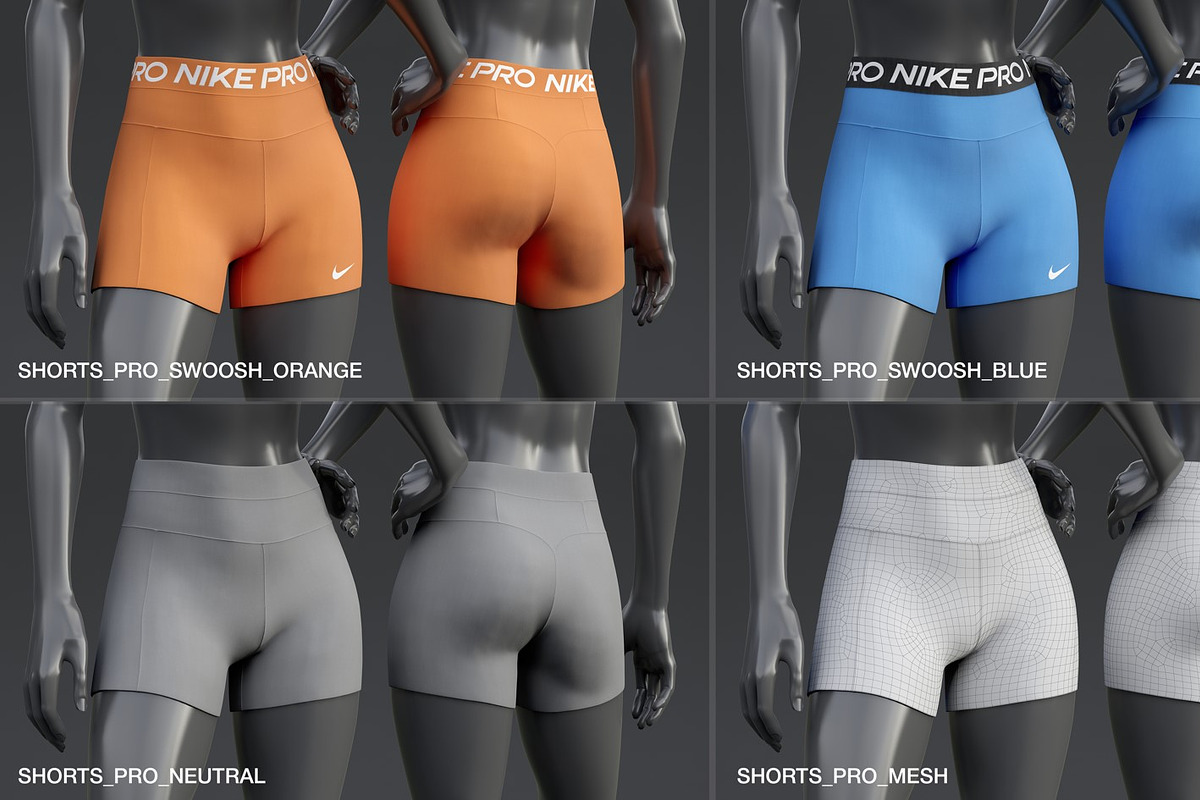 Female mannequin in clothes POSE 1, a Characters & Person 3D Model by mrGarret (Photo 37 of 45)