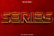 Series 3D editable text effect, a Layer Style Add-On by Hello Muh (Thumbnail 1 of 2)