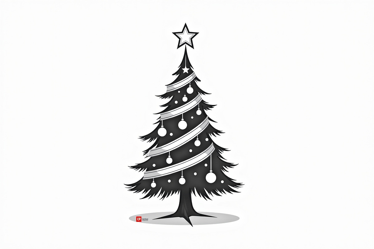 Holiday Window Christmas Tree Bundle, an Illustration by Amazin_art (Photo 19 of 21)
