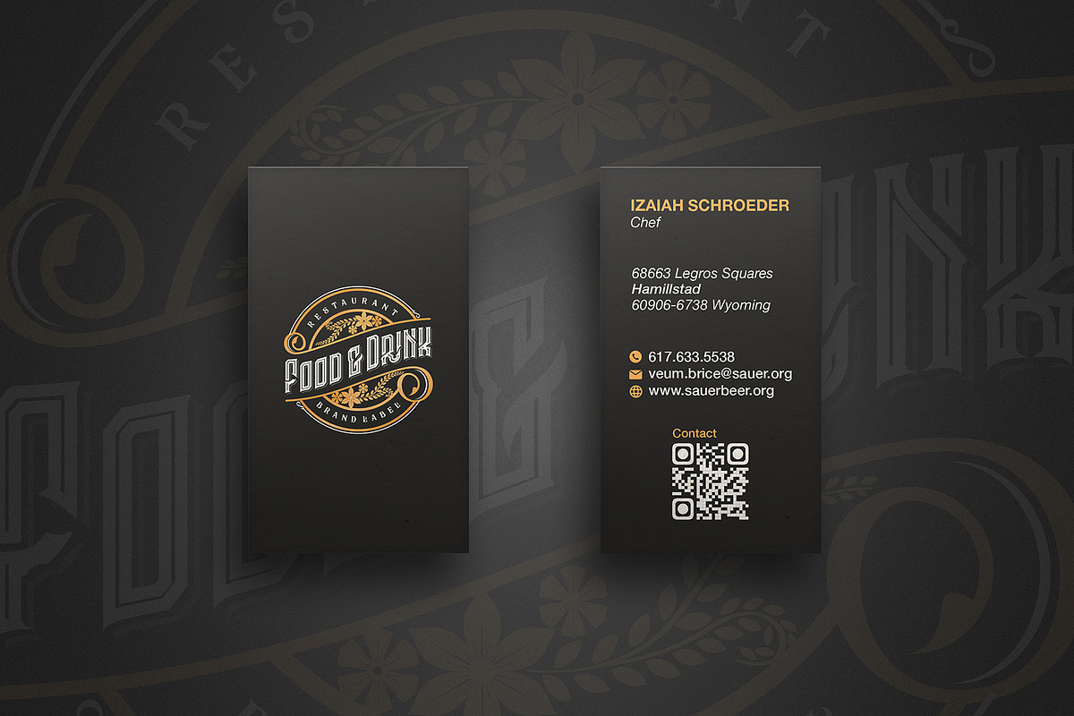Vertical Double Sided Card Mockup x4, a Product Mockup by SmartDesigns (Photo 5 of 9)