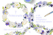 Watercolor Design Pack-Blue Skies, an Illustration by watercolorwild.graphics (Thumbnail 5 of 11)