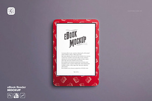 eBook Reader Mockup, a Product Mockup by Custom Scene