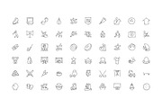 200 Sports Hand Drawn Doodle Icons, an Outline Icon by Creative Stall (Thumbnail 2 of 4)