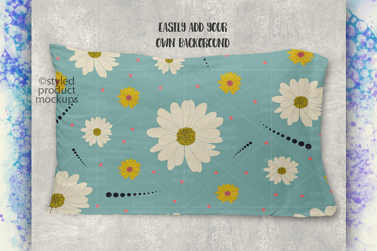 Standard size pillow case mockup, a Product Mockup by StyledProductMockups (Photo 3 of 6)