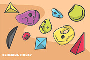 Climbing Assets & Icons set, an Object Graphic by Salty Sweet Creative (Thumbnail 2 of 4)