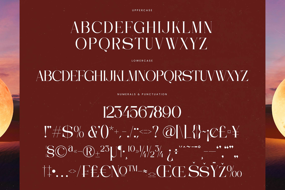 Moonlit Charm Modern Display Serif, a Serif Font by timelesstype.co (Photo 18 of 20)