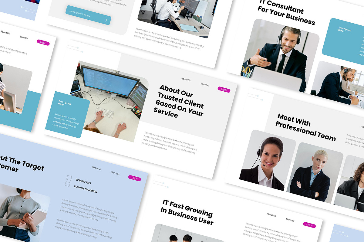IT Consultant Powerpoint Presentatio, a Presentation Template by Formatika Studio