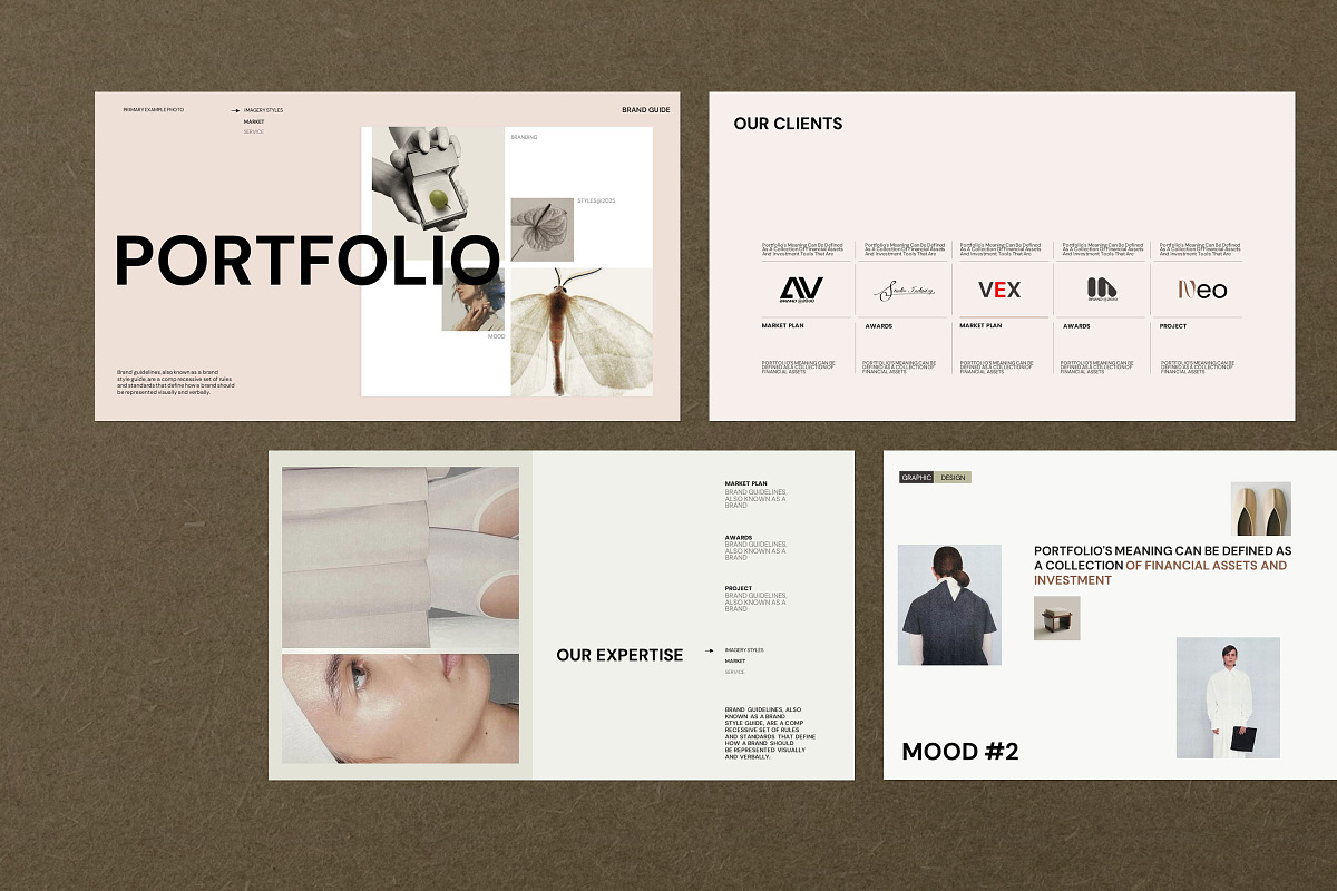 Ava | Creative Portfolio Template, a Presentation Template by Studio Industry (Photo 3 of 9)