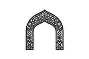 Islamic Arch Window Vector Bundle, an Illustration by yasushie (Thumbnail 8 of 51)