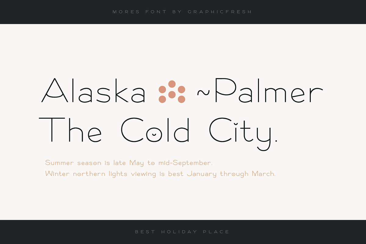 GF | Mores - Minimal Sans + Bonus, a Sans Serif Font by Graphicfresh (Photo 2 of 10)