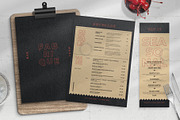 Restaurant Menu Template, a Flyer Template by BrandPacks (Thumbnail 1 of 6)